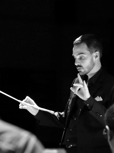 Emmanuel Descol, chef d'orchestre du Brass Bande de Haute-Bretagne - BBHB